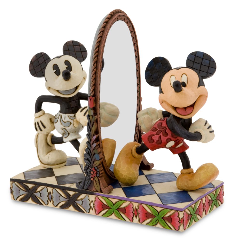 ''Then and Now'' Mickey Mouse Figurine by Jim Shore