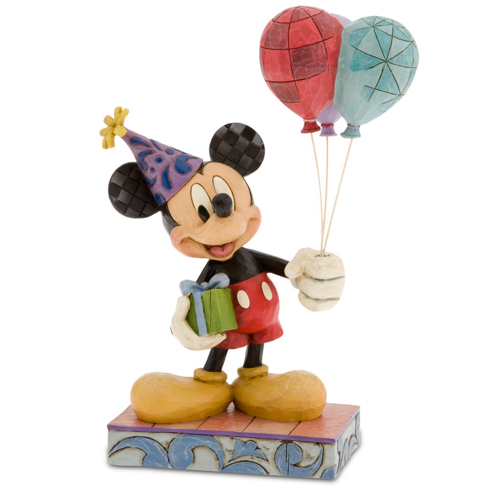 ''Cheerful Celebration'' Mickey Mouse Figurine by Jim Shore