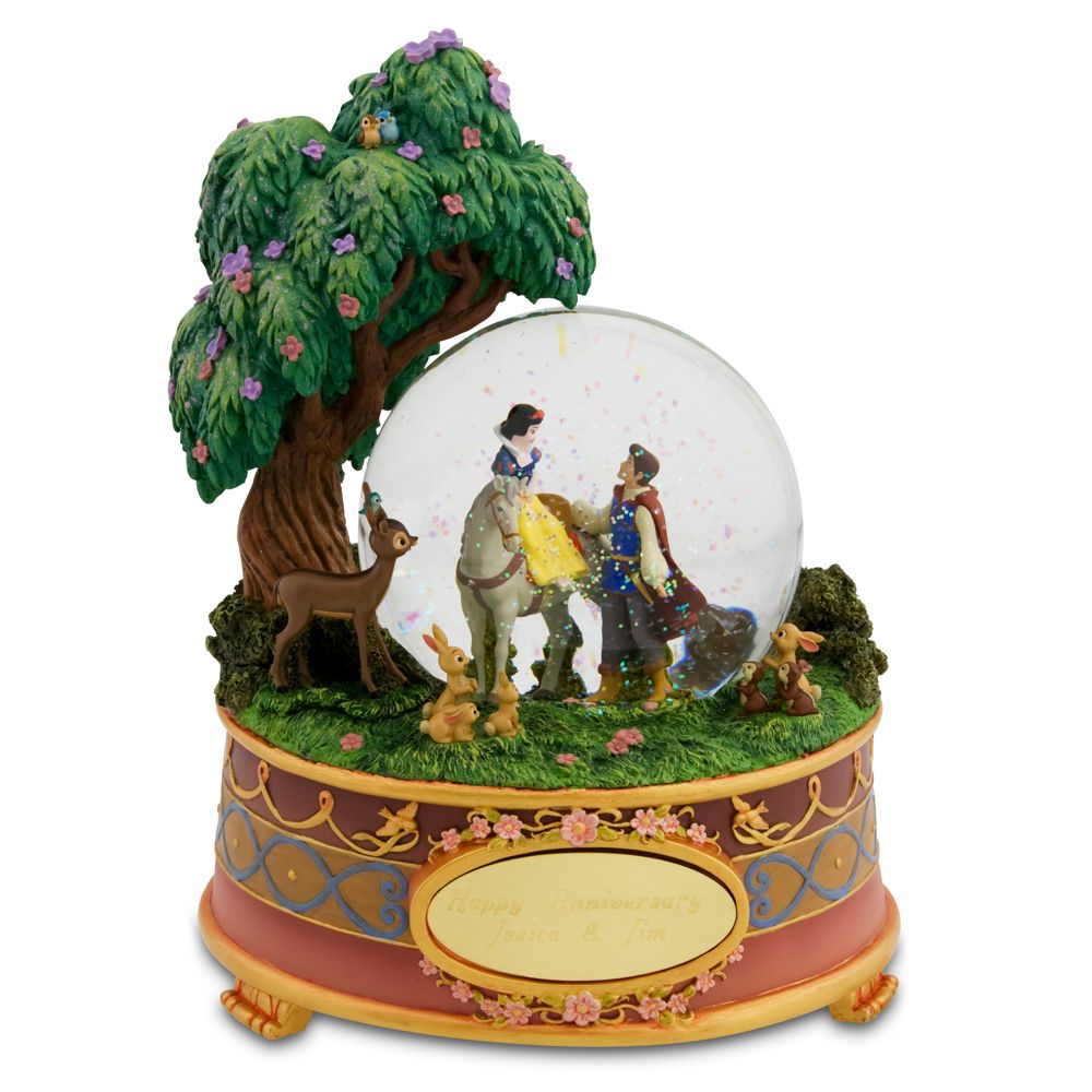 Personalized ''Happily Ever After'' Snow White Snowglobe