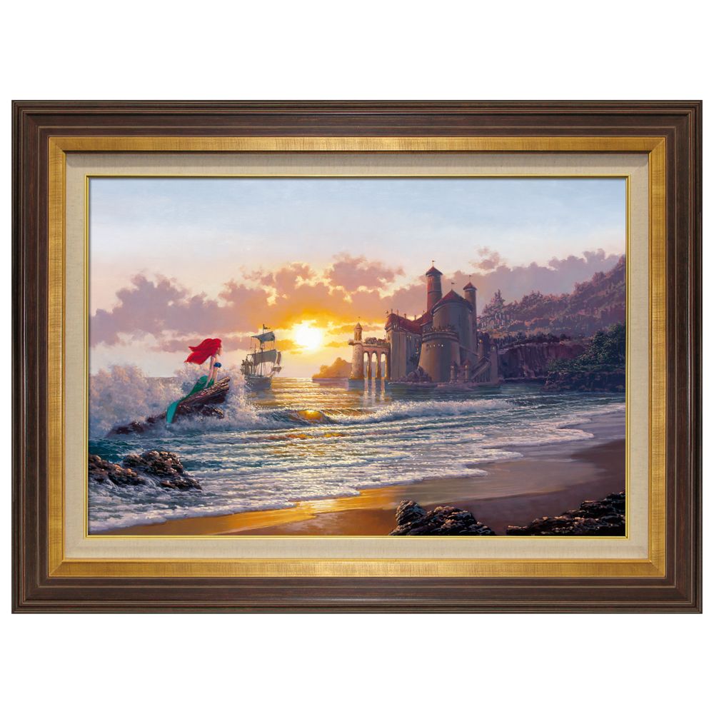 Framed Limited-Edition ''Out of the Sea'' The Little Mermaid Gicl&eacute;e
