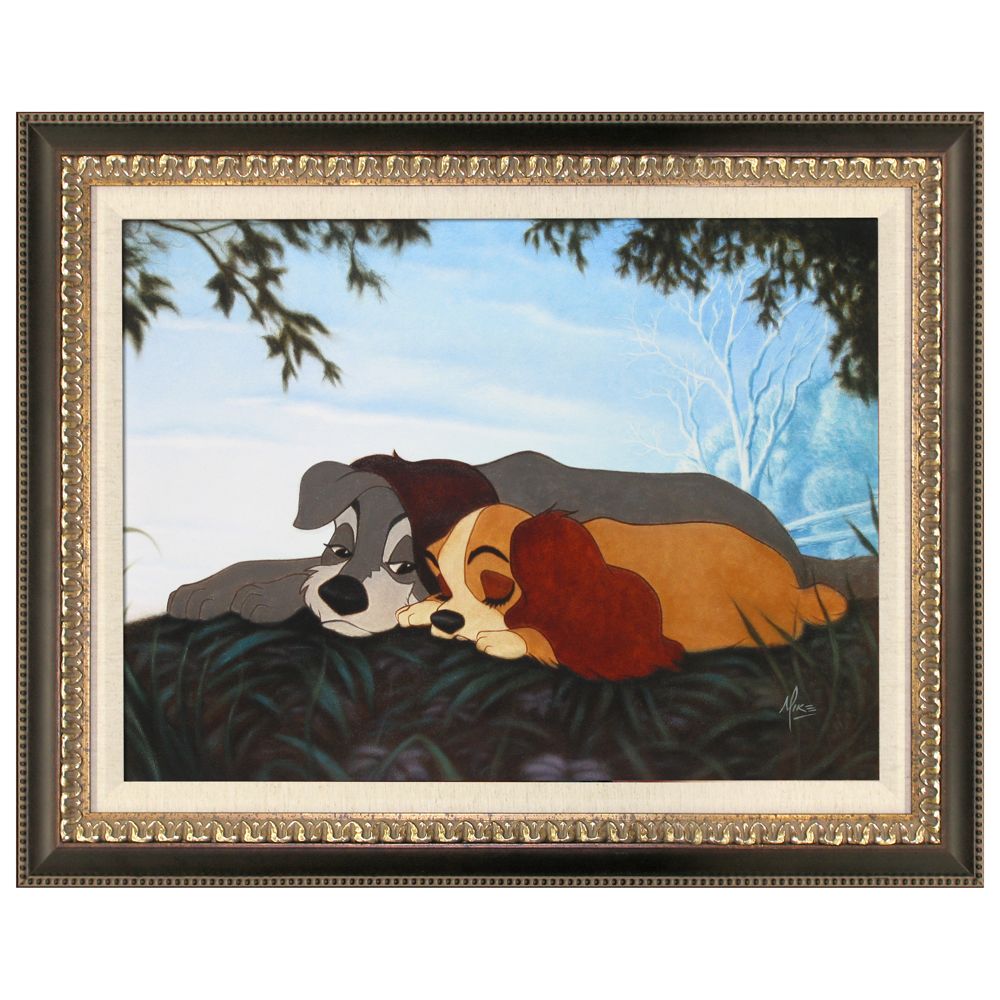 Framed Limited-Edition ''My Sweet Lady'' Lady and the Tramp Gicl&eacute;e