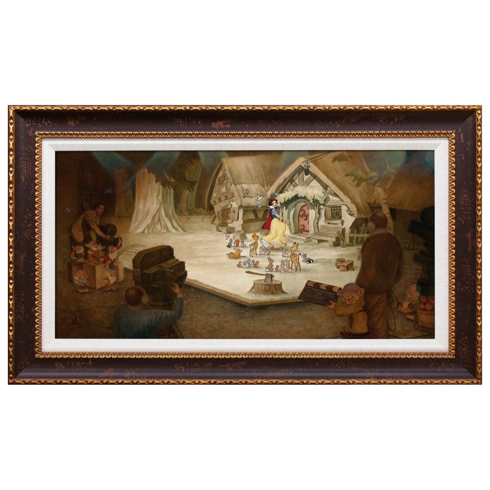 Limited-Edition Framed ''A Star is Born'' Snow White Gicl&eacute;e on Canvas by Mike Kupka