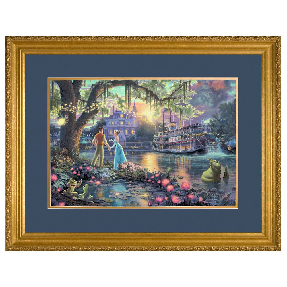 ''The Princess and the Frog'' Limited Edition Framed Print by Thomas Kinkade