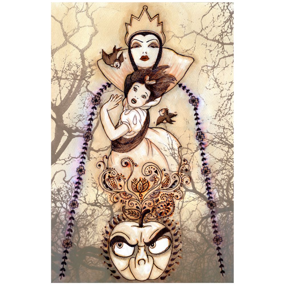 ''Flight From the Forest'' Snow White Limited Edition Gicl&eacute;e