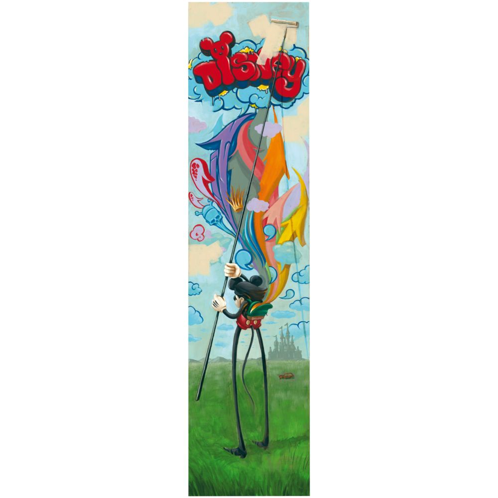 BLOC28 ''Call it Art'' Mickey Mouse Gicl&eacute;e on Canvas -- Gallery Wrapped