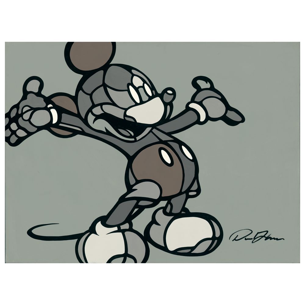 BLOC28 ''My Split Decision'' Mickey Mouse Gicl&eacute;e on Canvas -- Gallery Wrapped
