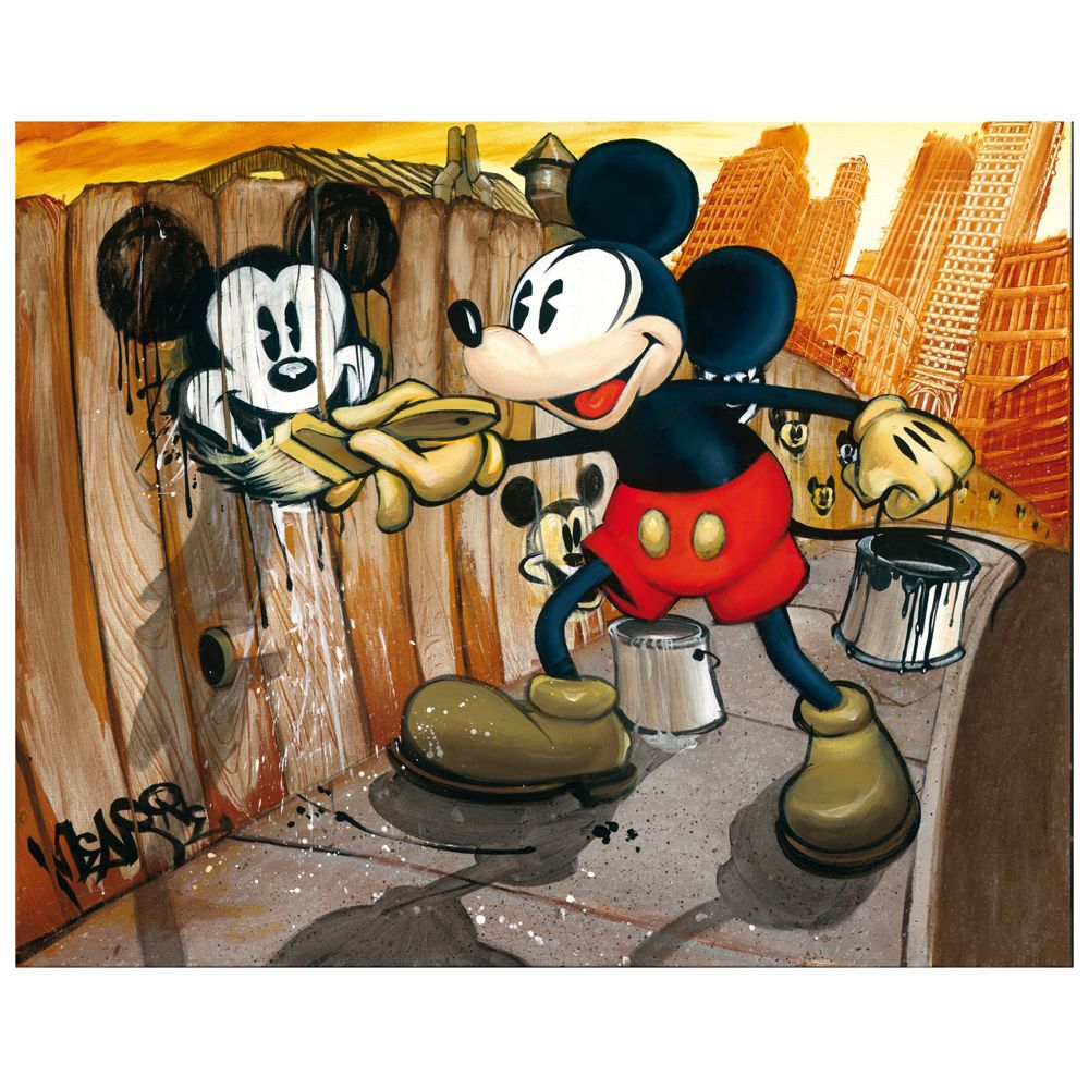 BLOC28 ''Mickey da Vinci'' Mickey Mouse Gicl&eacute;e on Canvas -- Gallery Wrapped