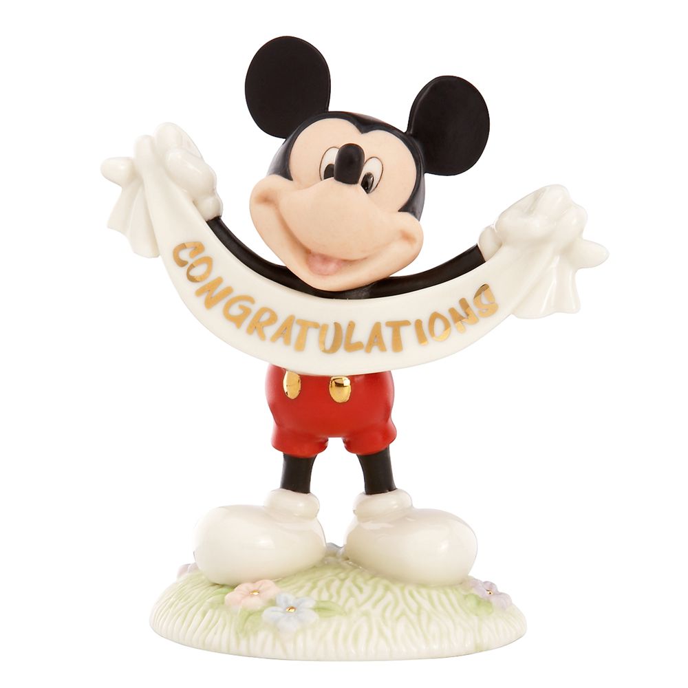''Congratulations'' Mickey Mouse Figurine by Lenox