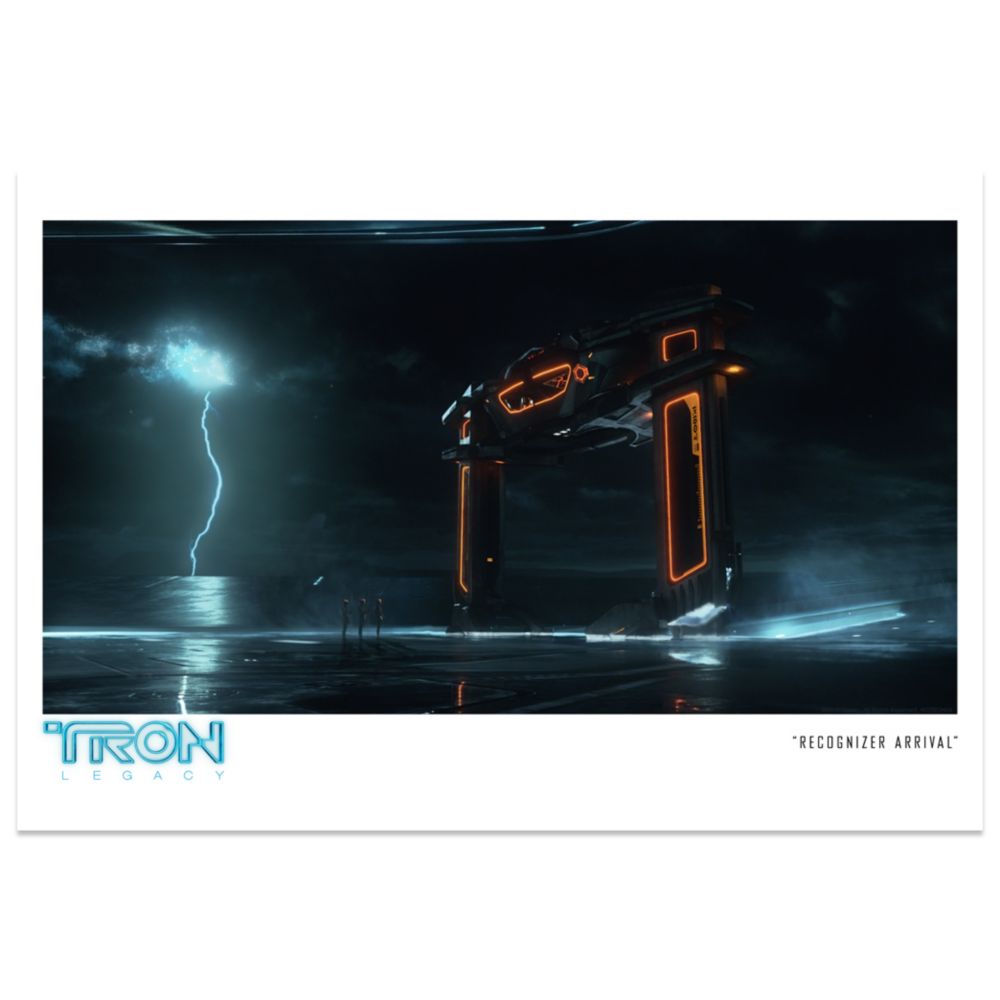 D23 Membership Exclusive ''Recognizer Arrival'' TRON Legacy Gicl&eacute;e