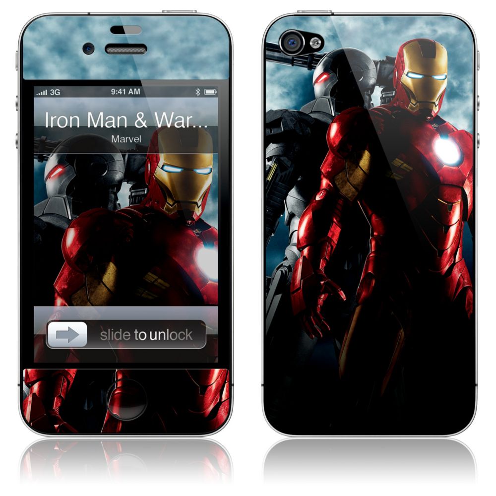 ''Iron Man and War Machine'' Iron Man 2 iPhone 4 Skin