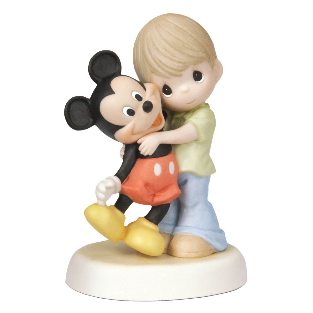 Disney Boy and Mickey Mouse Figurine by Precious Moments