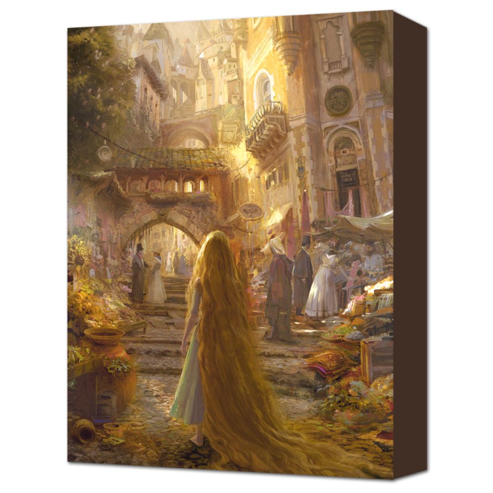 ''Beautiful Morning'' Tangled Rapunzel Gallery Wrapped Canvas