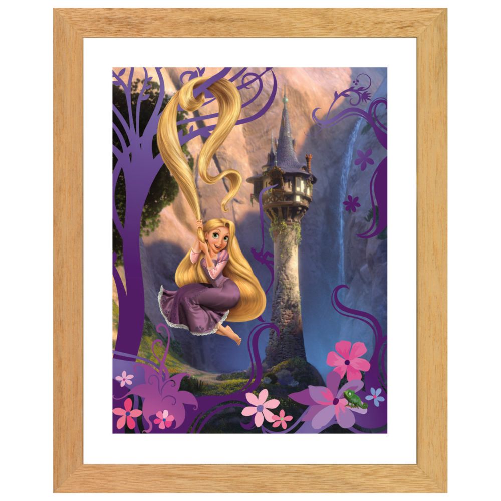 Framed Tangled Rapunzel Lithograph