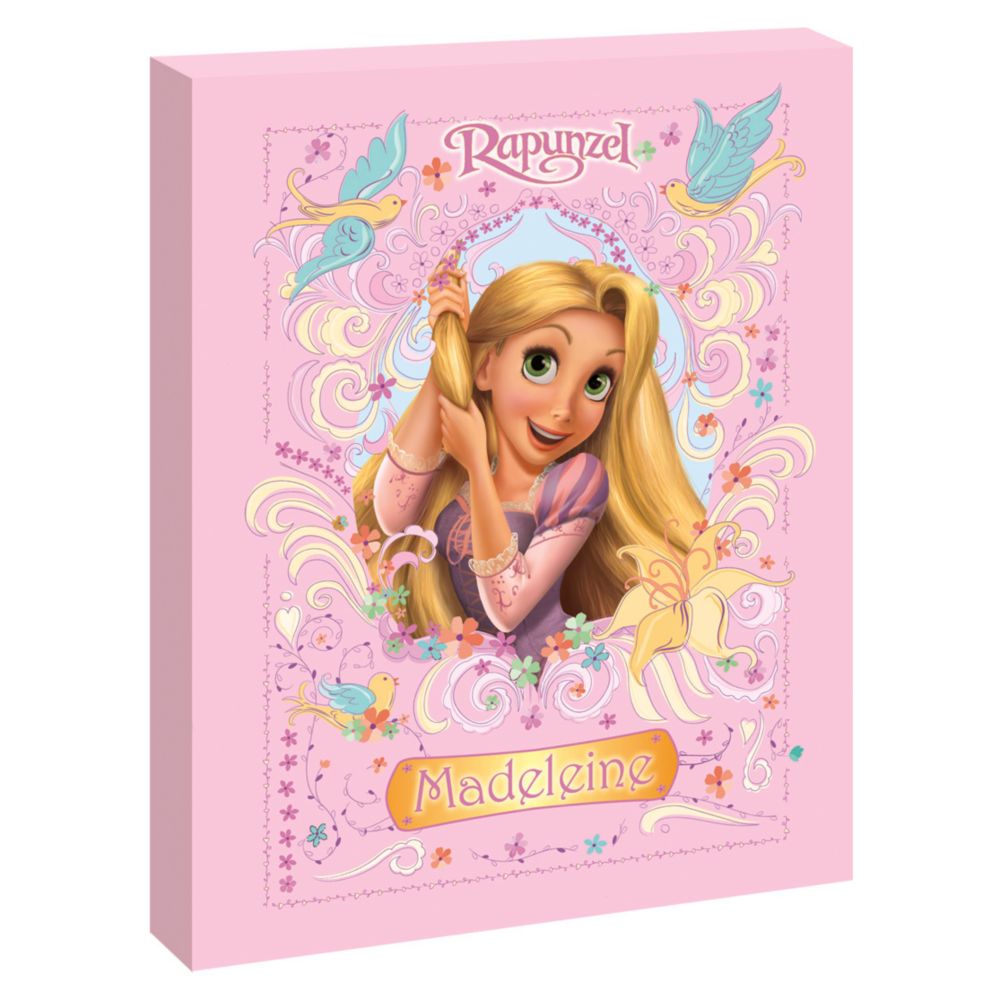 ''The Glow's From Within'' Personalized Tangled Rapunzel Gallery Wrapped Gicle&eacute;