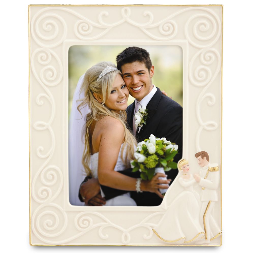 ''Happily Ever After'' Prince and Cinderella Frame by Lenox -- 5'' x 7''