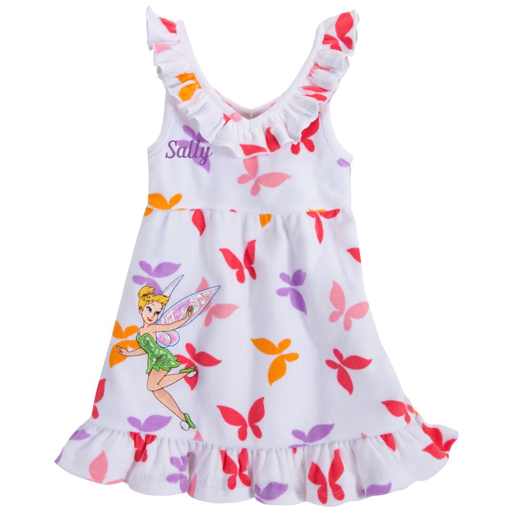 Personalizable Tinker Bell Cover-Up Dress for Girls