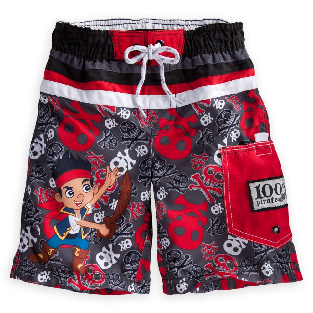 Jake and the Never Land Pirates Swim Trunks for Boys