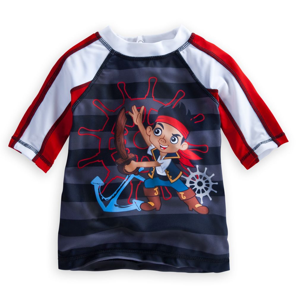 Jake and the Never Land Pirates Rash Guard for Boys