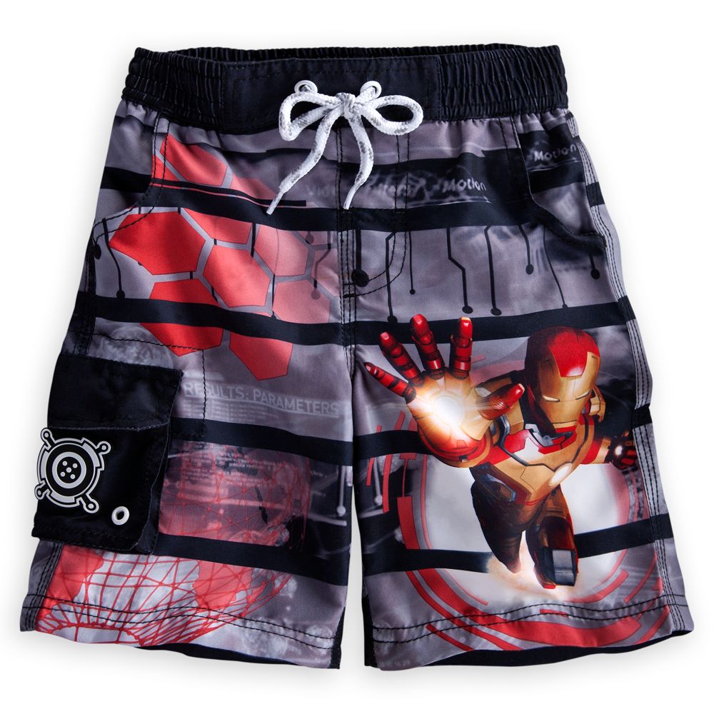 Iron Man 3 Swim Trunks for Boys