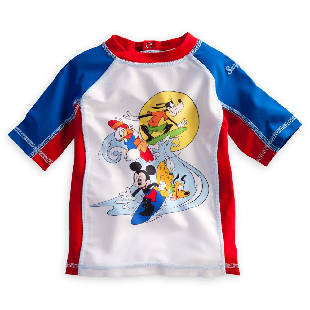 Mickey Mouse and Friends Rash Guard for Boys