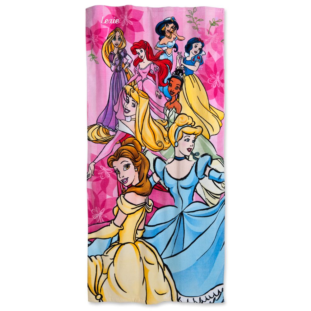 Personalizable Disney Princess Beach Towel