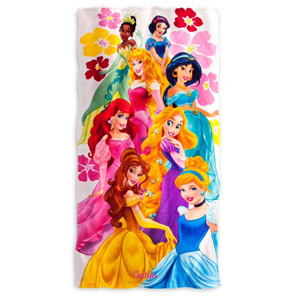 Disney Princess Beach Towel - Personalizable