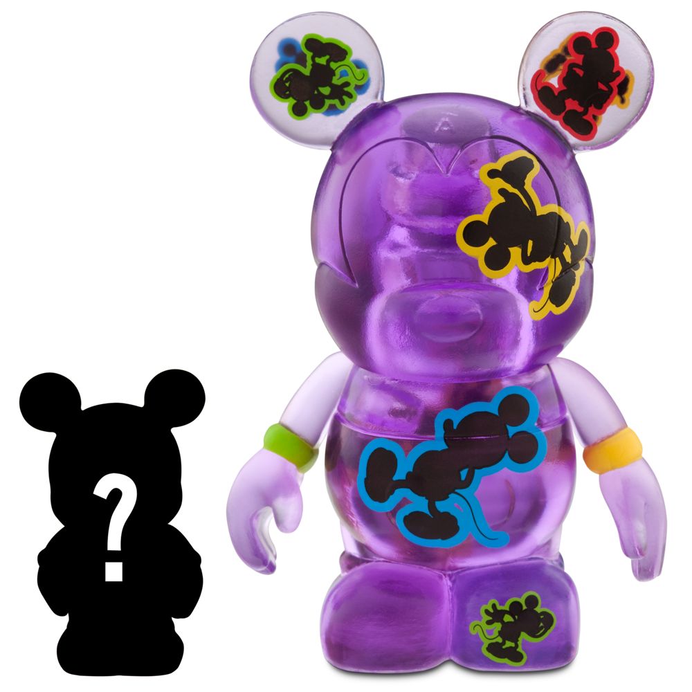 Vinylmation Oh Mickey! 3'' Purple Figure + 1 1/2'' Vinylmation Jr. Figure