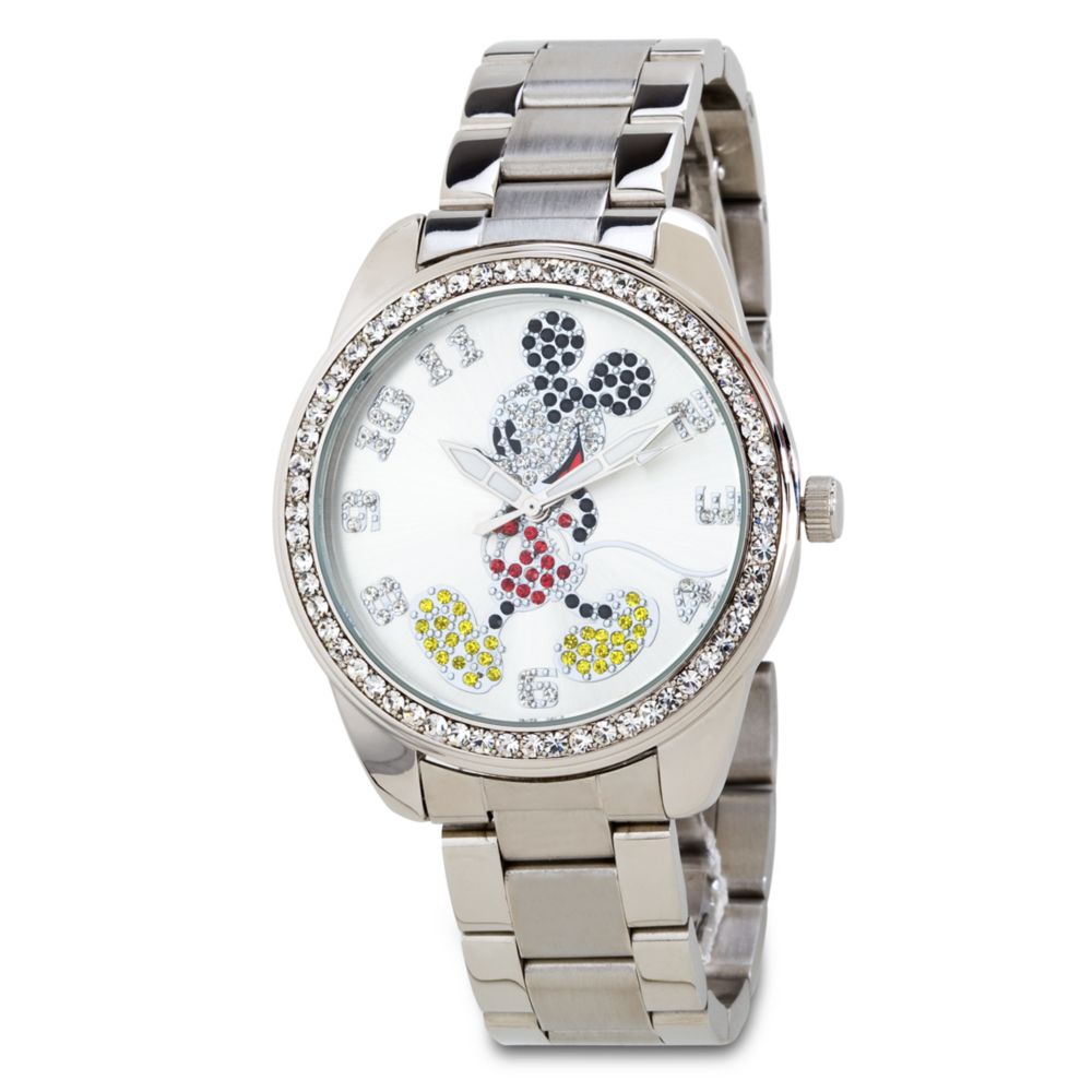 Rhinestone Mickey Mouse Watch