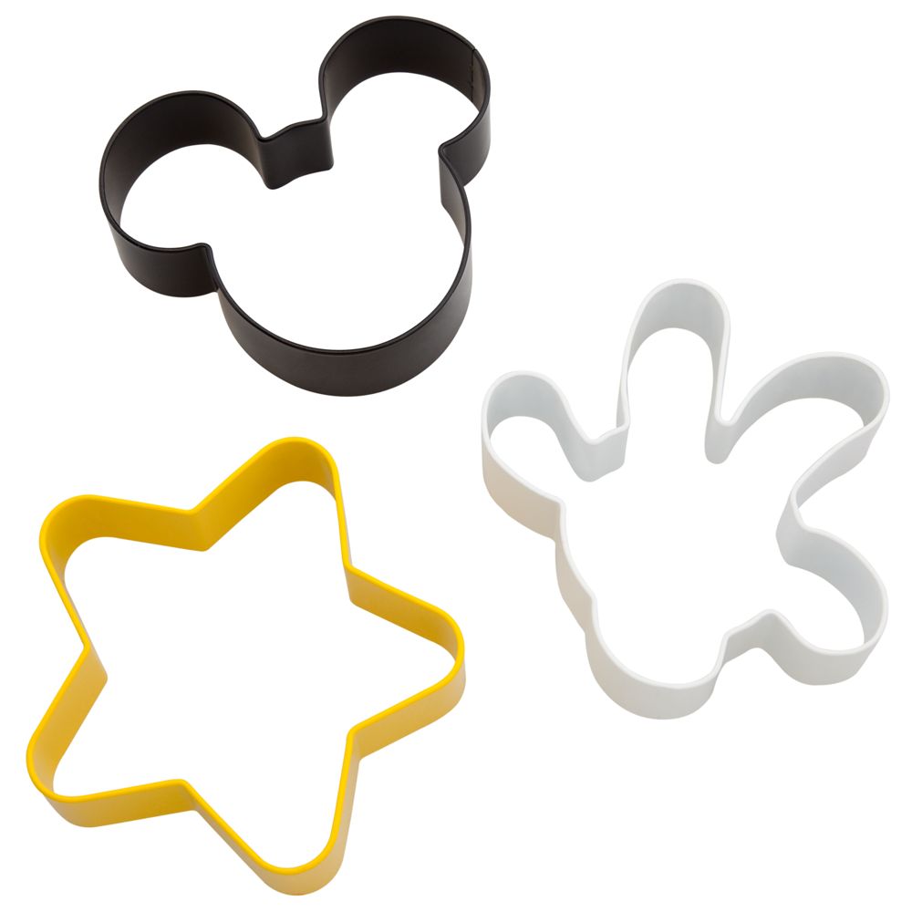 Best of Mickey Mouse Cookie Cutter Set -- 3-Pc.
