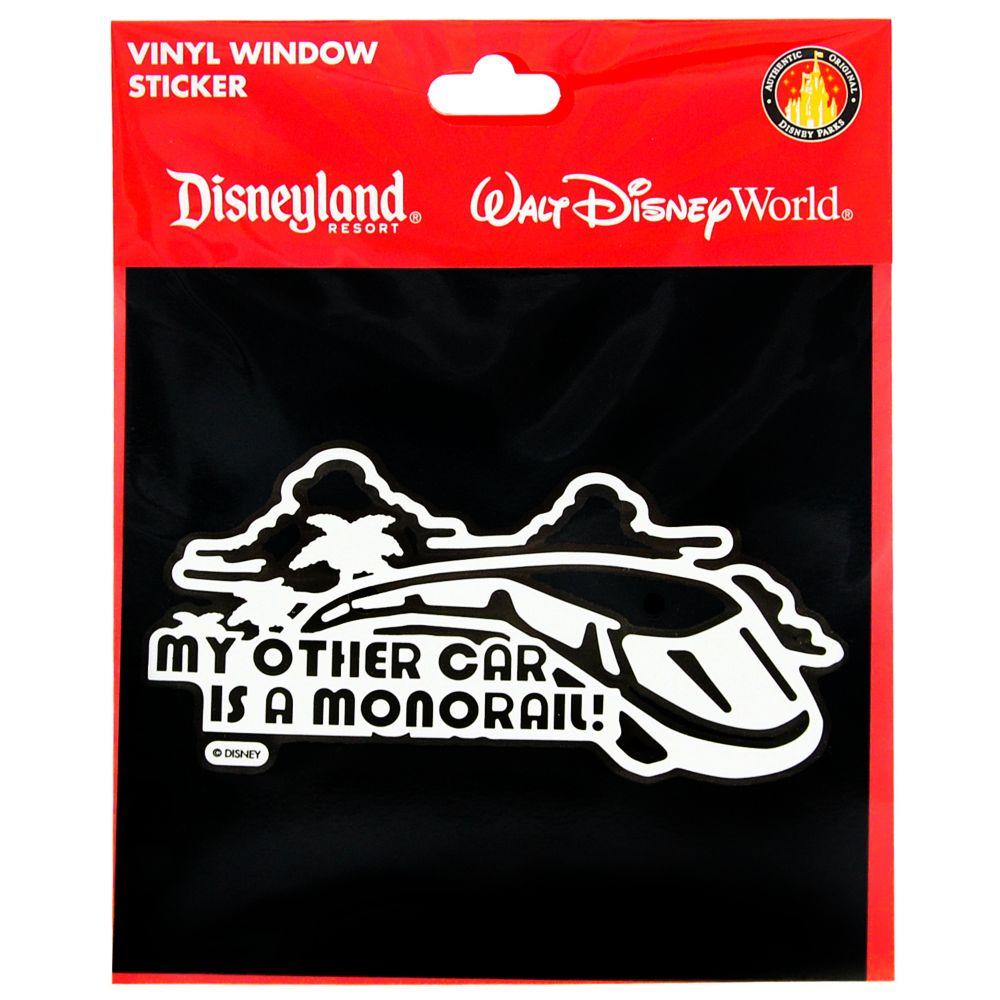 ''My Other Car is a Monorail'' Window Decal