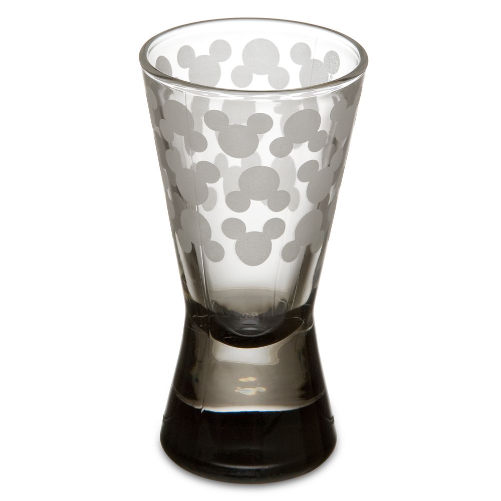 Etched Toothpick Holder Mickey Mouse Glass -- 2oz.