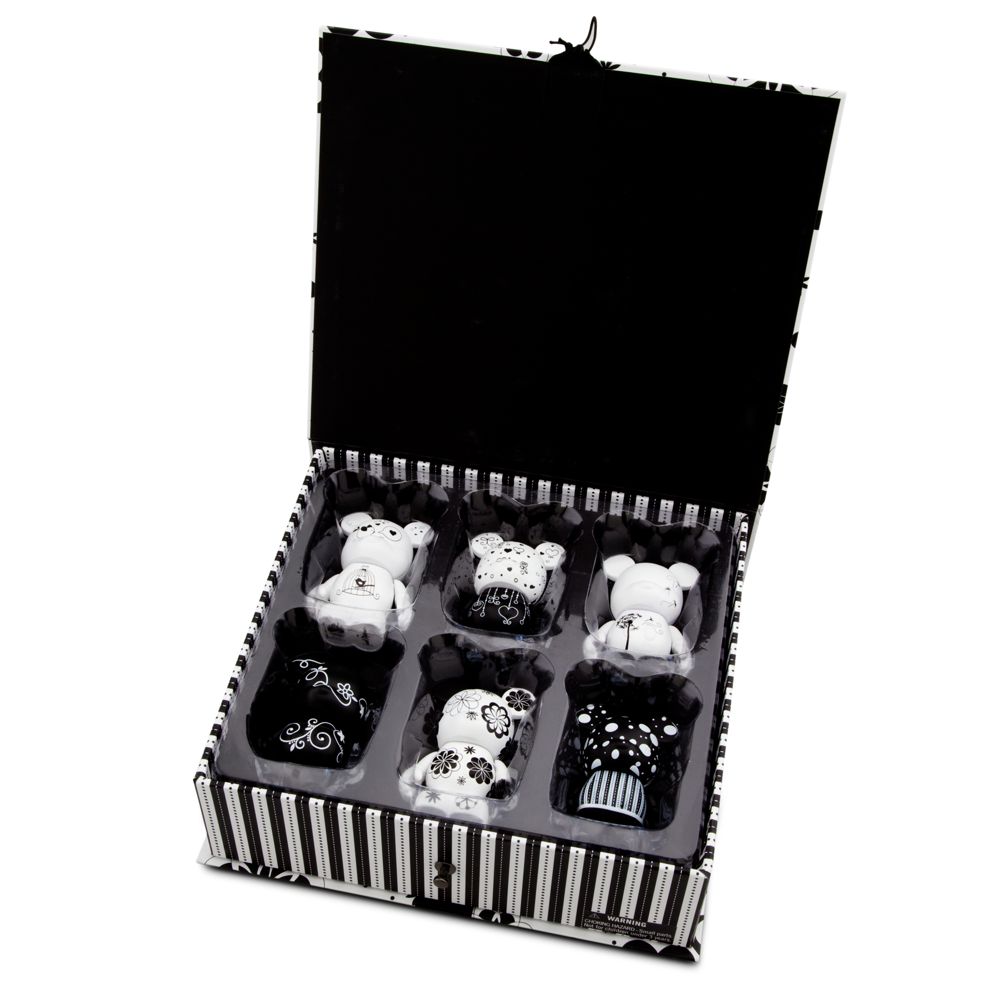 Vinylmation Black & White 3'' Figure Set -- 6-Pc.