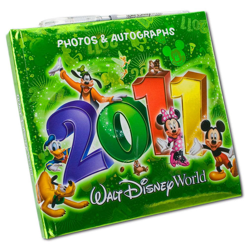 2011 Walt Disney World Resort Autograph Book with Pen
