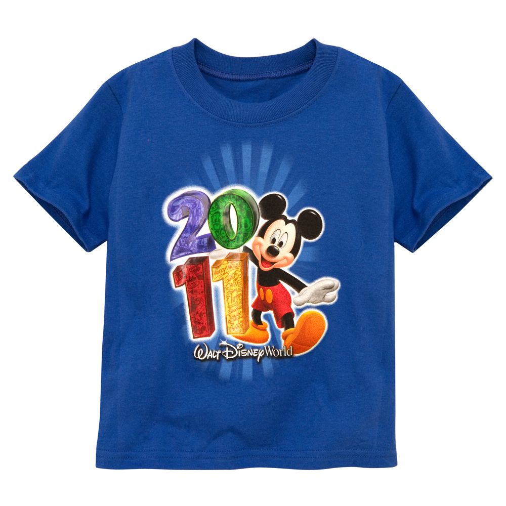2011 Walt Disney World Resort Tee for Toddler Boys -- Blue