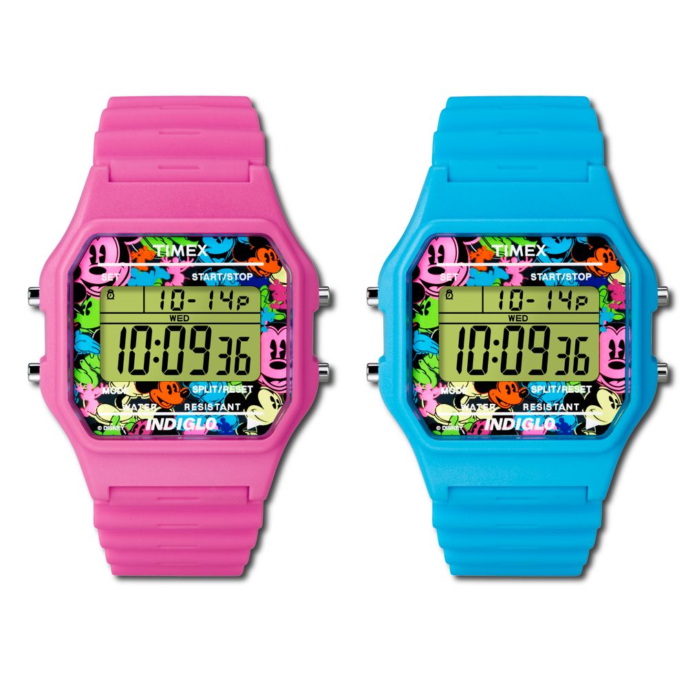 Digital Timex Mickey Mouse Watch
