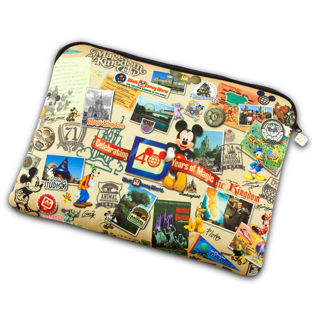 Reversible Magic Kingdom 40th Anniversary Laptop Sleeve