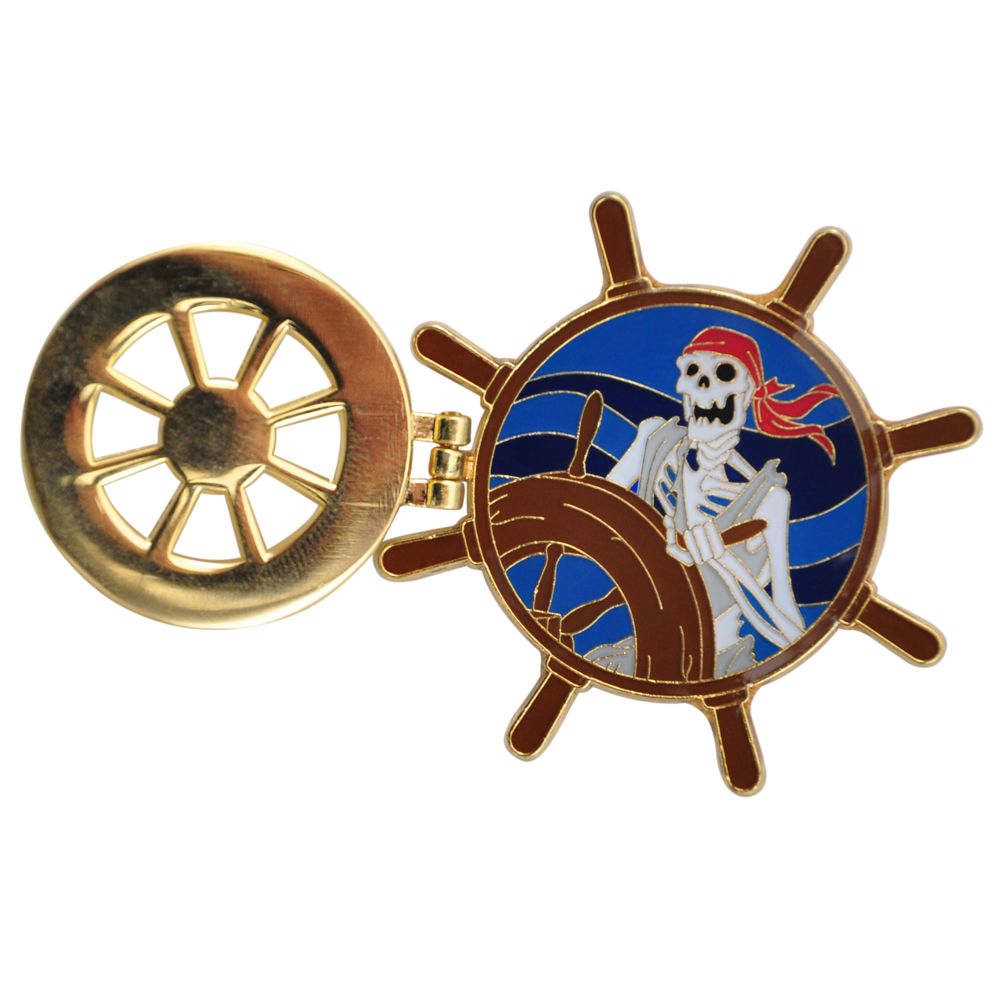 Ship's Wheel Pirates of the Caribbean Pin