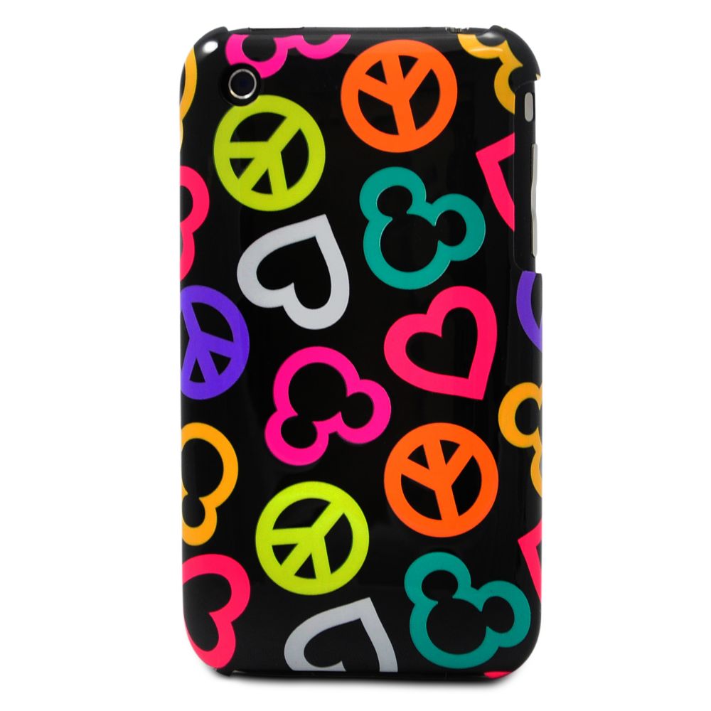 Peace Love Mickey Mouse iPhone 3G Case