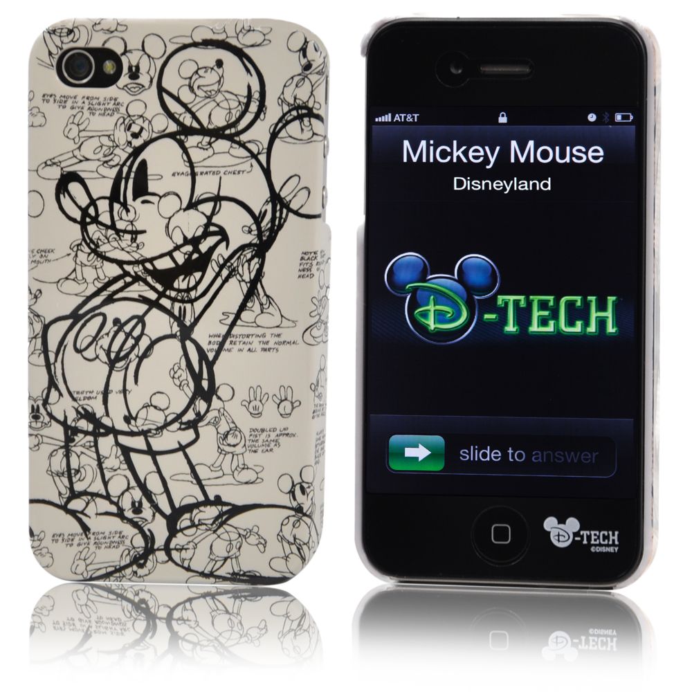 Sketch Art Mickey Mouse iPhone 4 Case