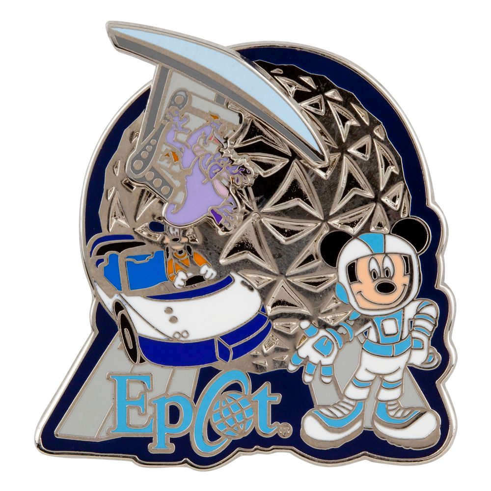 Epcot Attractions Mickey Mouse and Friends Pin