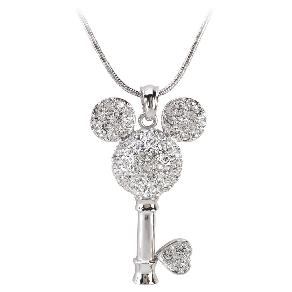 Swarovski Crystal Key Mickey Mouse Necklace by Arribas