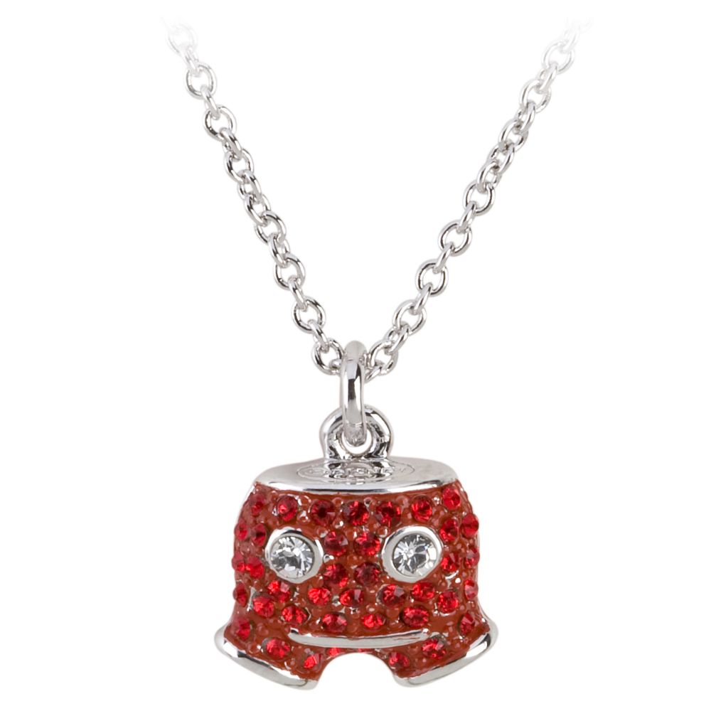 Swarovski Crystal Shorts Mickey Mouse Necklace by Arribas