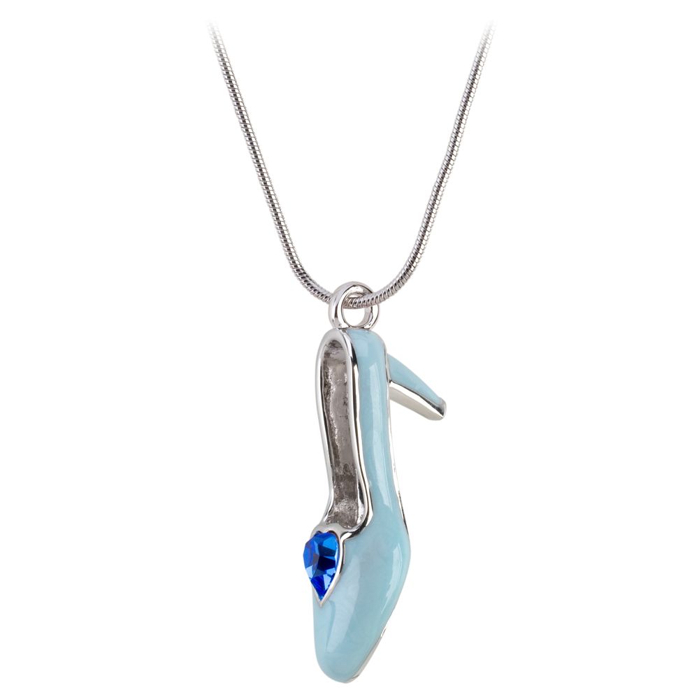 Blue Slipper Cinderella Necklace by Arribas