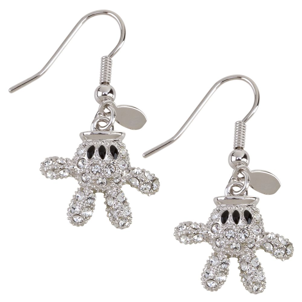 Swarovski Crystal Glove Mickey Mouse Earrings by Arribas