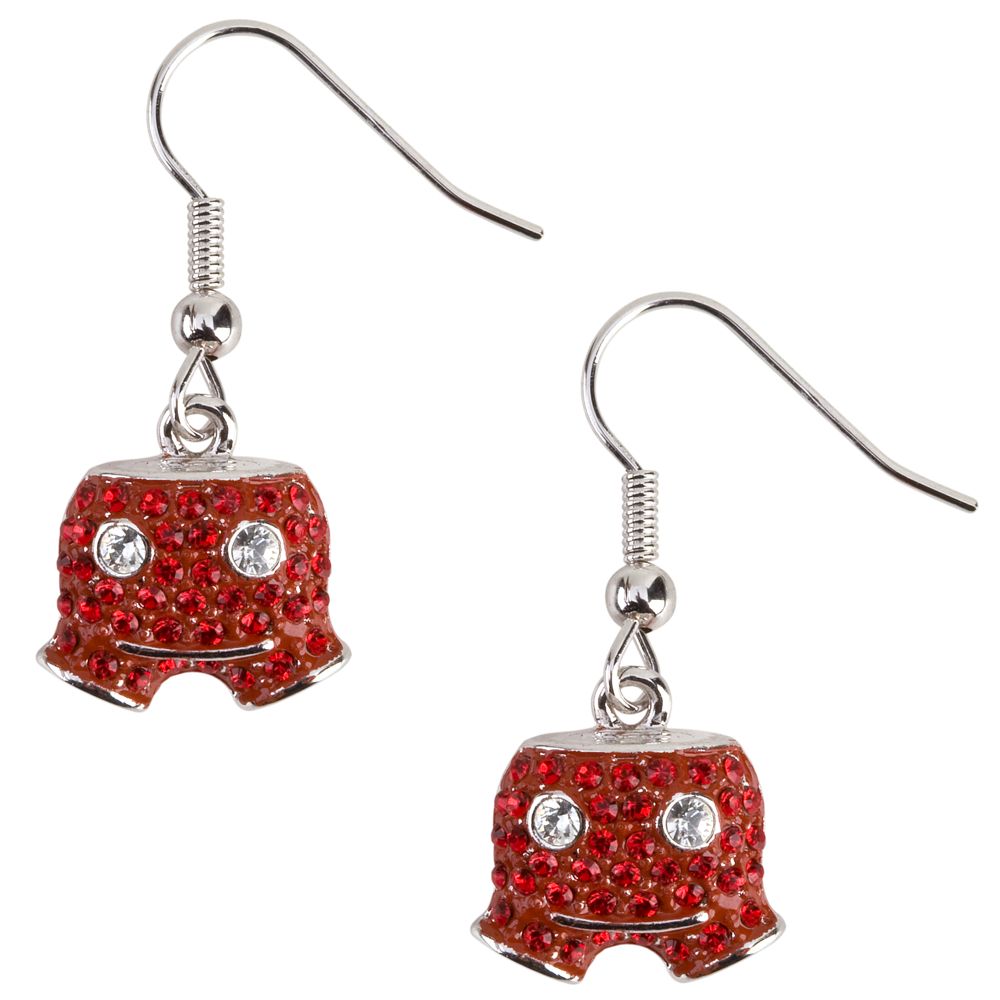 Swarovski Crystal Shorts Mickey Mouse Earrings by Arribas