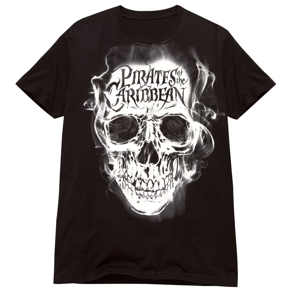 Ghost Skull Pirates of the Caribbean Tee for Adults
