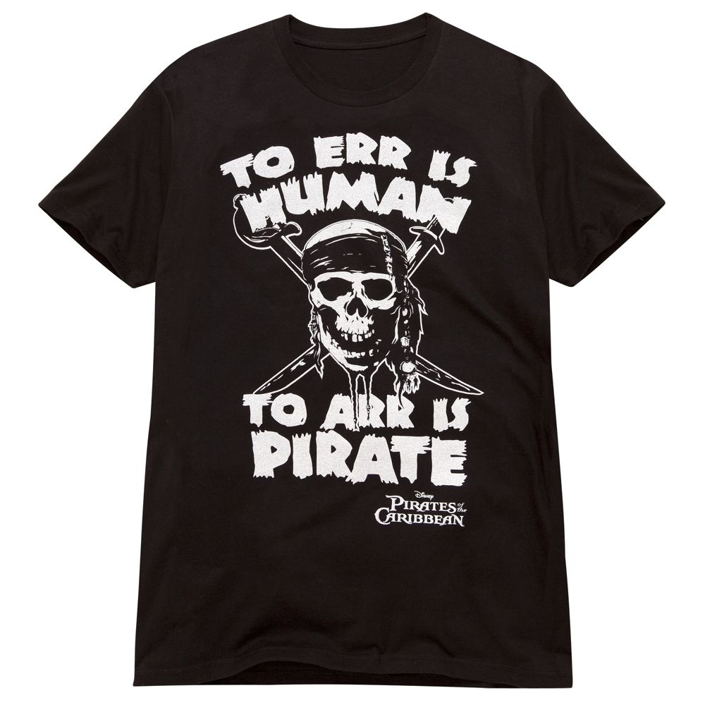 ''To Err Is Human...'' Pirates of the Caribbean Tee for Adults