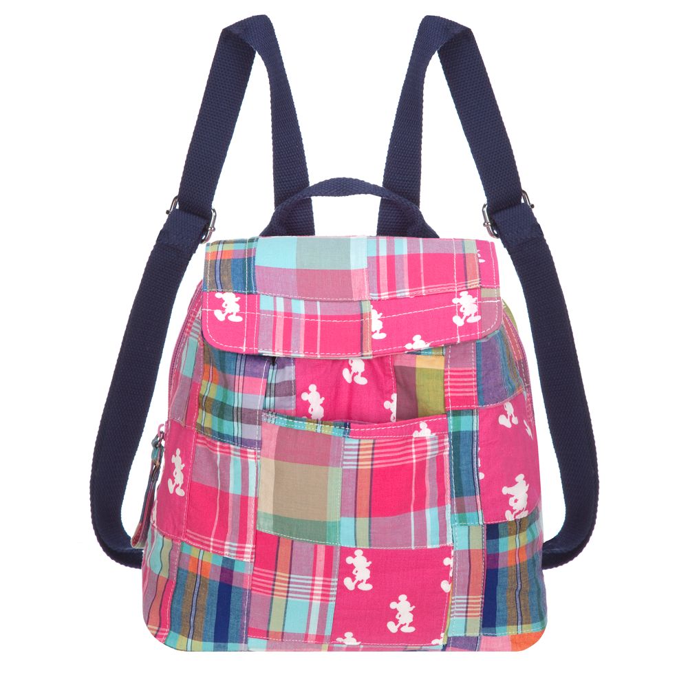 Madras Mickey Mouse Backpack