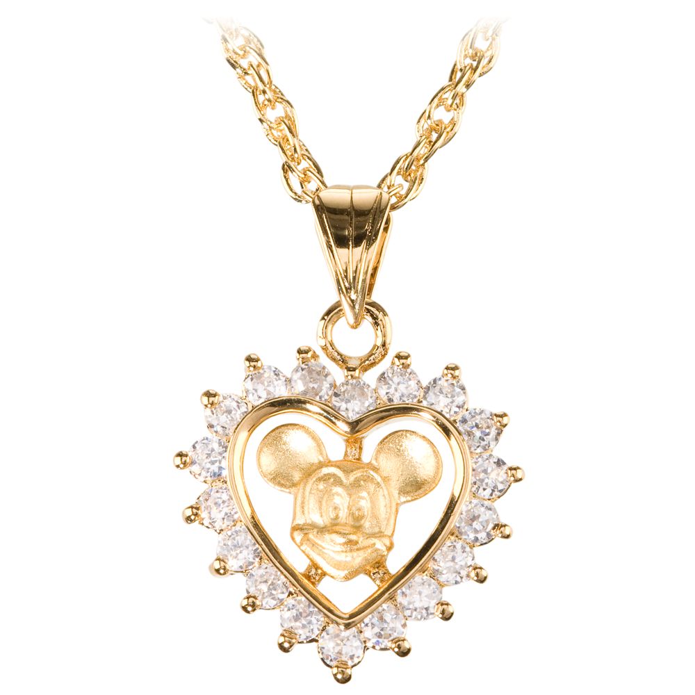 Heart Mickey Mouse Necklace