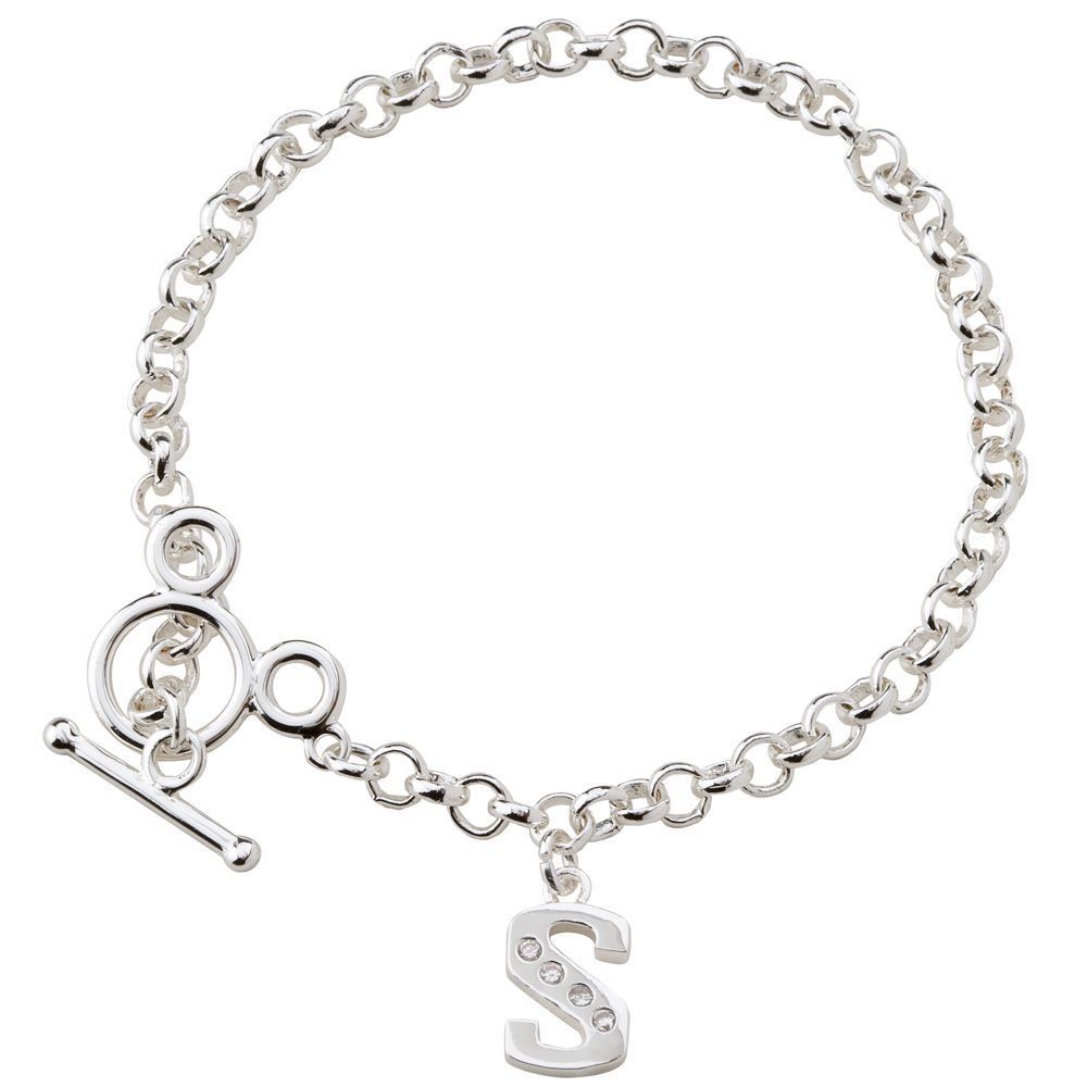 Mickey Mouse Initial Bracelet